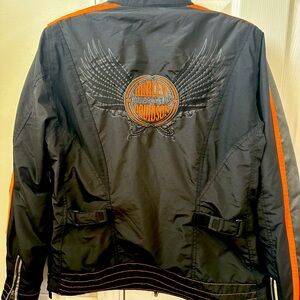 Like new Ladies Harley Davidson Riding Jacket    Size Lg